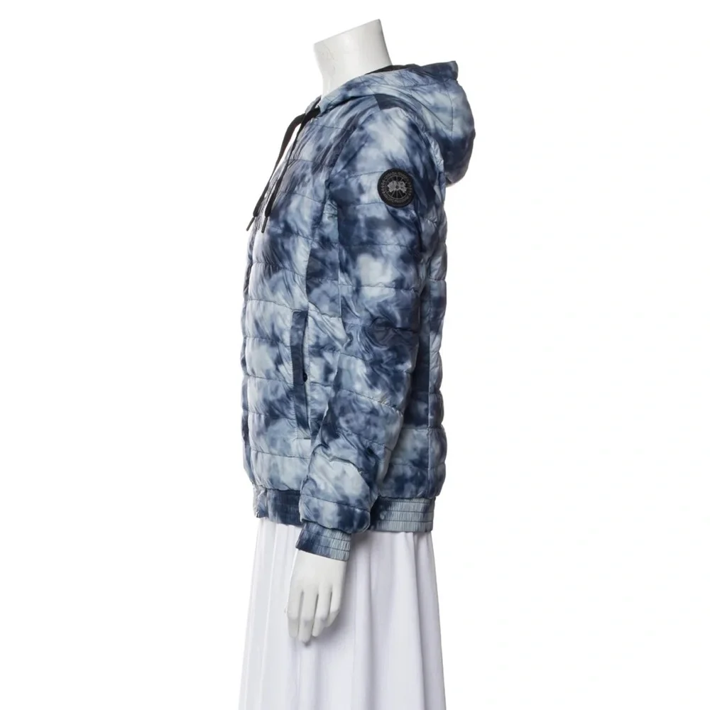 Canada Goose Richmond Women's Blue Down Puffer Zip Up Jacket Coat Haze Print M - Picture 9 of 16